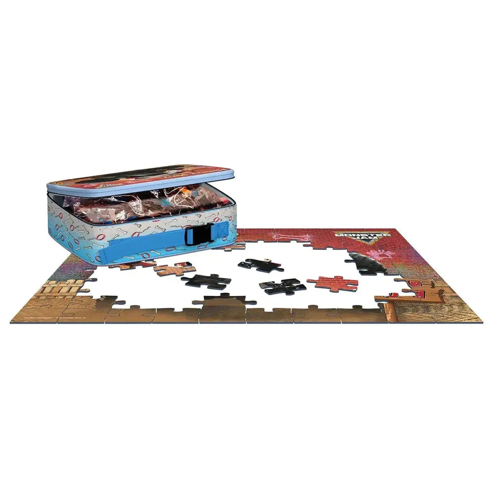 Monster Mutt Monster Jam Lunch Bag & 100 Piece Jigsaw Puzzle Eurographics (ONLINE ORDER ONLY)