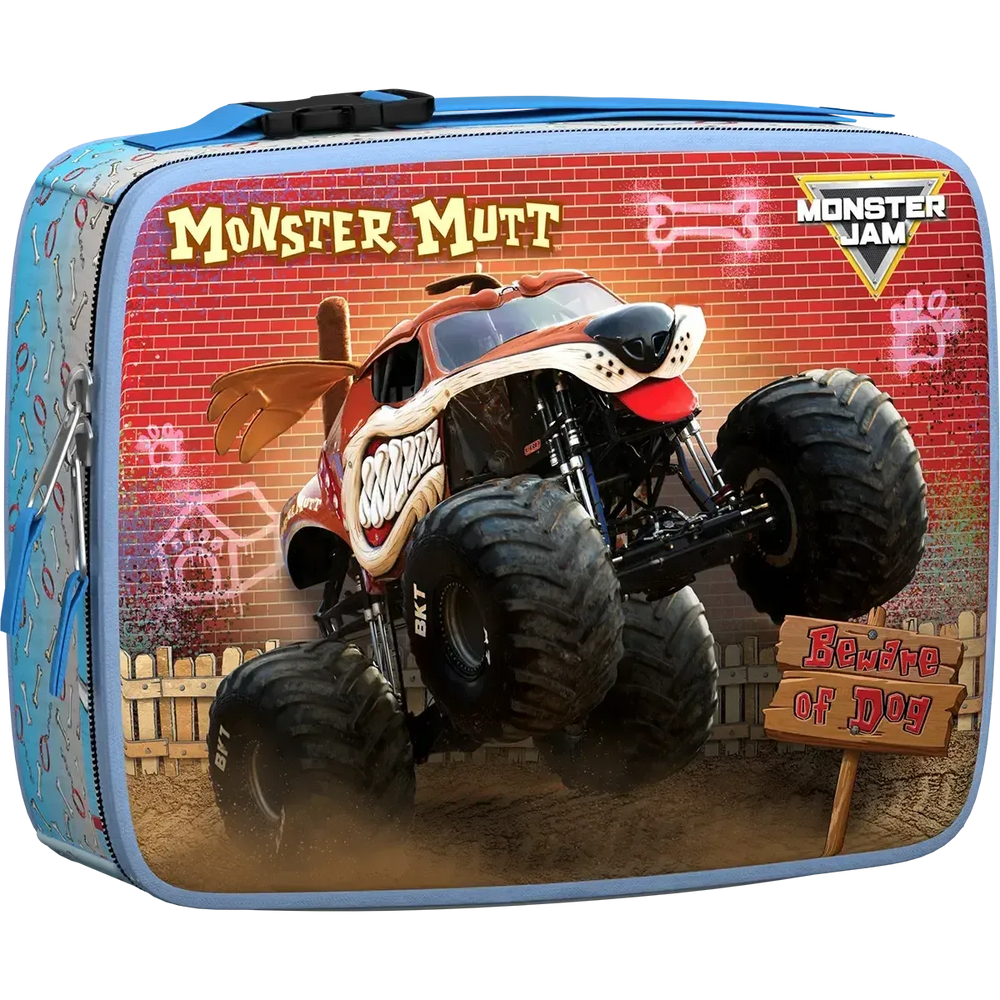 Monster Mutt Monster Jam Lunch Bag & 100 Piece Jigsaw Puzzle Eurographics (ONLINE ORDER ONLY)