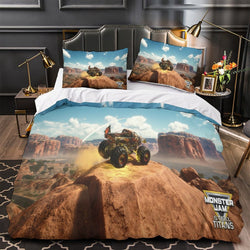 Monster Jam Steel Titans Truck Bedding Set Duvet Cover Without Filler (Online Order Only)