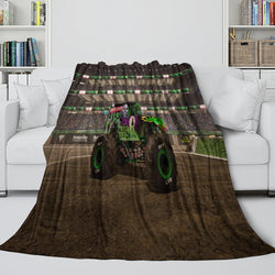 Monster Jam Steel Titans Truck Blanket Flannel Fleece Throw (Online Order Only)