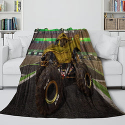 Monster Jam Steel Titans Truck Blanket Flannel Fleece Throw (Online Order Only)