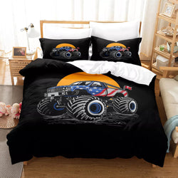 Monster Truck Bedding Set Pattern Quilt Cover Without Filler (Online Order Only)