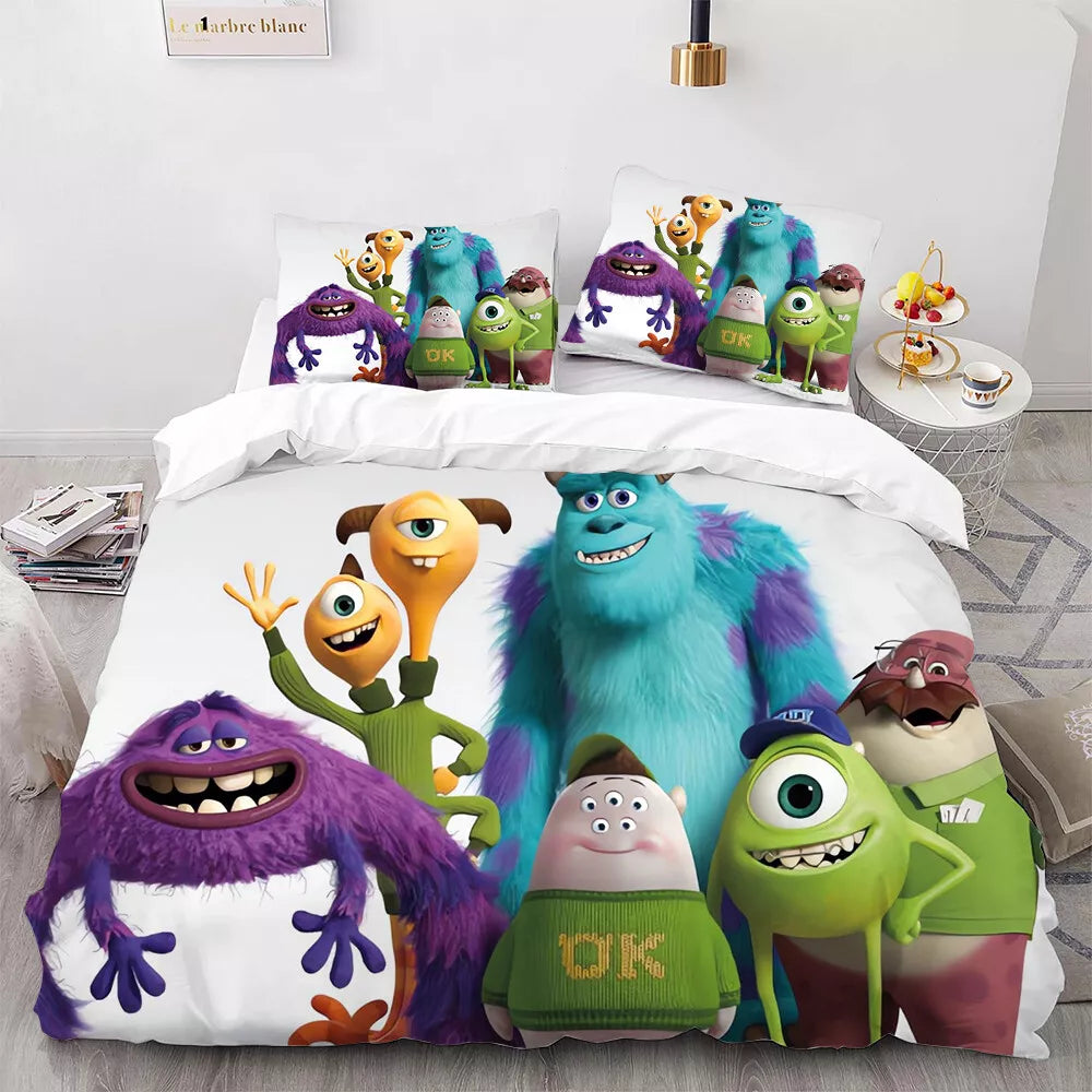 Monsters University Bedding Set Pattern Quilt Cover Without Filler (Online Order Only)