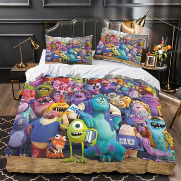 Monsters University Bedding Set Pattern Quilt Cover Without Filler (Online Order Only)