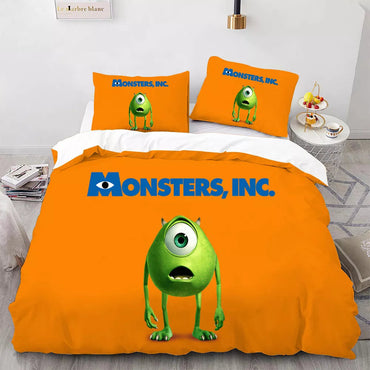 Monsters University Bedding Set Pattern Quilt Cover Without Filler (Online Order Only)