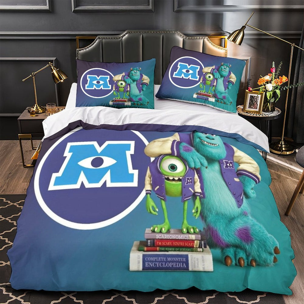 Monsters University Bedding Set Pattern Quilt Cover Without Filler (Online Order Only)