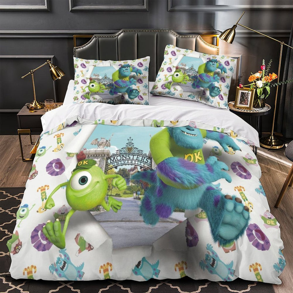 Monsters University Bedding Set Pattern Quilt Cover Without Filler (Online Order Only)