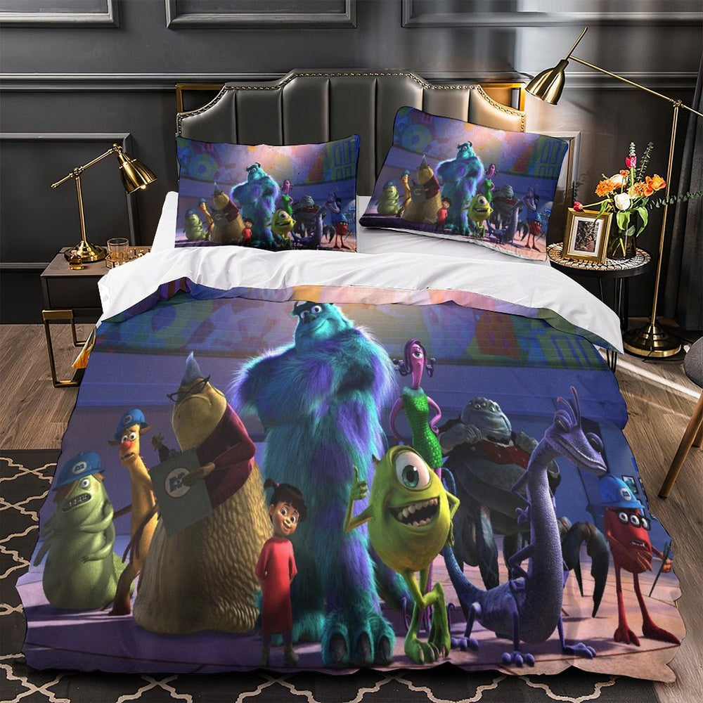Monsters University Bedding Set Pattern Quilt Cover Without Filler (Online Order Only)