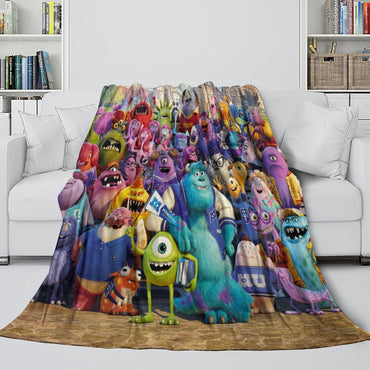 Monsters University Blanket Flannel Fleece Throw Room Decoration (Online Order Only)