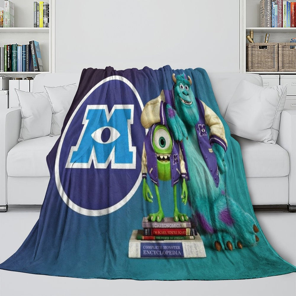 Monsters University Blanket Flannel Fleece Throw Room Decoration (Online Order Only)