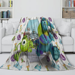 Monsters University Blanket Flannel Fleece Throw Room Decoration (Online Order Only)