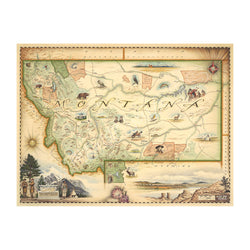 Montana 1000 Piece Jigsaw Puzzle Xplorer Maps (ONLINE ORDER ONLY)