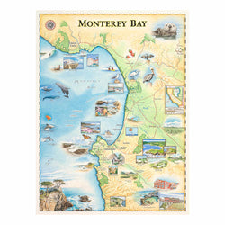 Monterey Bay 1000 Piece Jigsaw Puzzle Xplorer Maps (ONLINE ORDER ONLY)