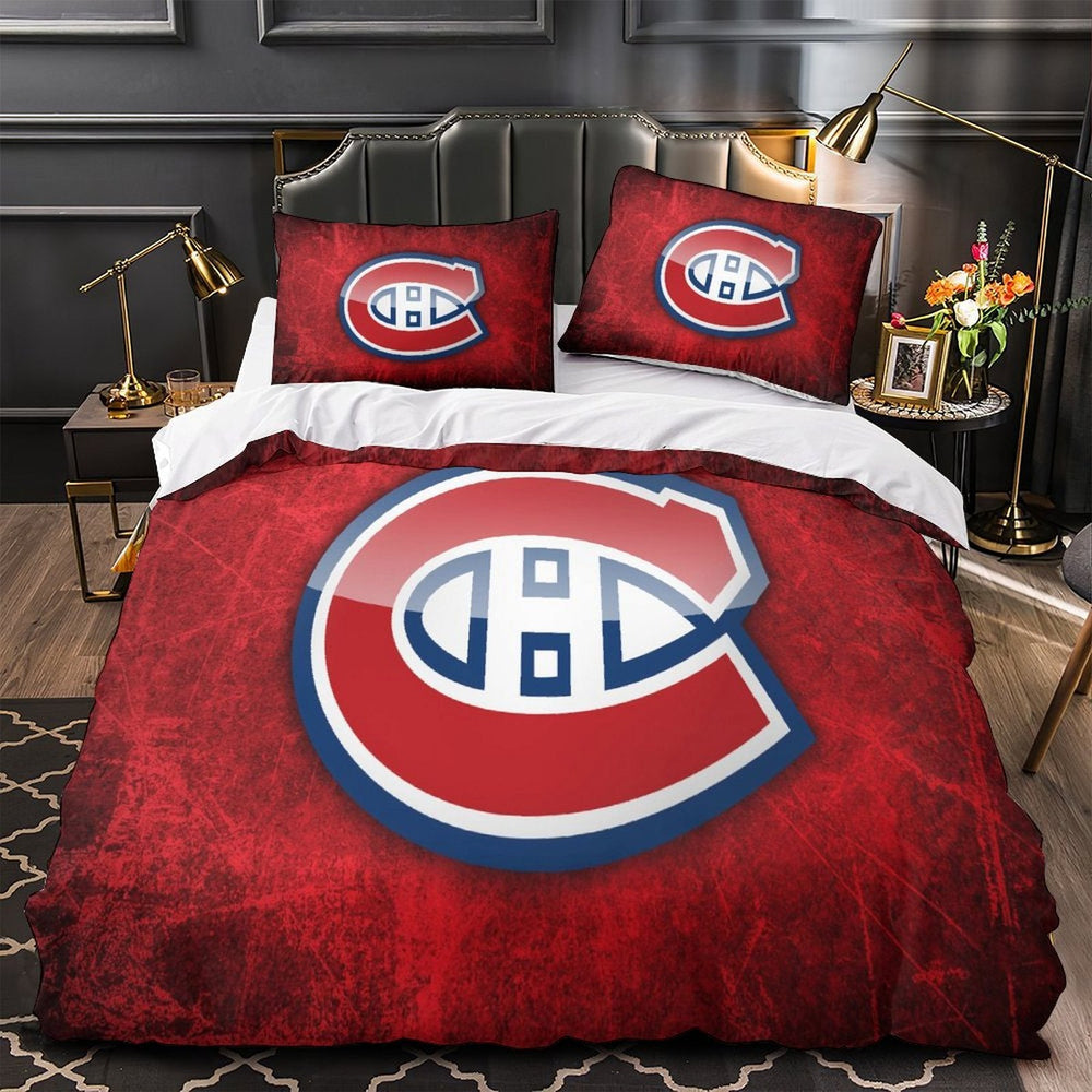 Montreal Canadiens Bedding Set Quilt Duvet Cover Without Filler (Online Order Only)