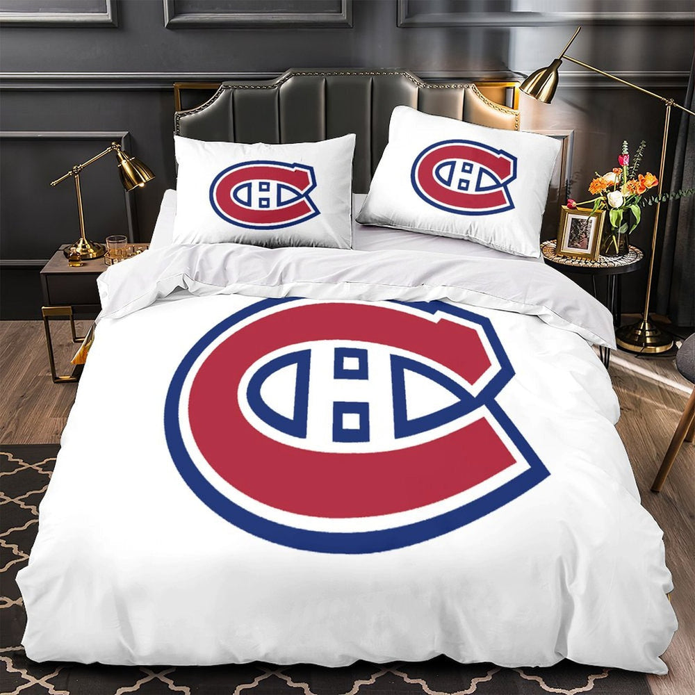 Montreal Canadiens Bedding Set Quilt Duvet Cover Without Filler (Online Order Only)
