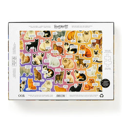 Moody Cats 1000 Piece Jigsaw Puzzle (+Stickers) Brass Monkey