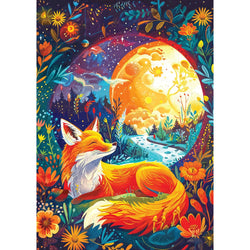 Moon Fox 1000 Piece Jigsaw Puzzle Enjoy (ONLINE ORDER ONLY)