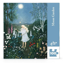 Moon Garden by Loré Pemberton 100 Piece Mini Jigsaw Puzzle NYPC