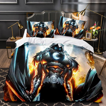 Moon Knight Bedding Cosplay Quilt Duvet Covers Decoration Bed (Online Order Only)