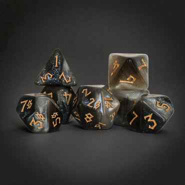 Pre-Order || Moon Dust Acrylic Dice Set