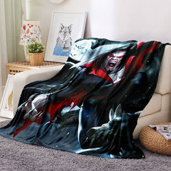 Morbius Flannel Fleece Blanket Throw Cosplay Blanket Room Decoration (Online Order Only)