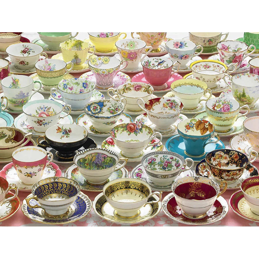 More Teacups 275 Large Piece Jigsaw Puzzle Cobble Hill (ONLINE ORDER ONLY)
