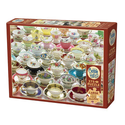 More Teacups 275 Large Piece Jigsaw Puzzle Cobble Hill (ONLINE ORDER ONLY)