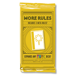 Fluxx: More Rules Expansion Deck (ONLINE ORDER ONLY)