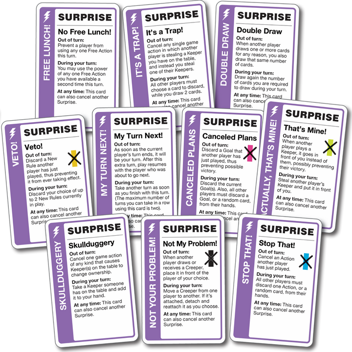 Fluxx: More Suprises Expansion Deck (ONLINE ORDER ONLY)