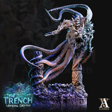 3D Printed Archvillain Games Morklos The Trench Abyssal Depths 28 32mm D&D (Online Only)