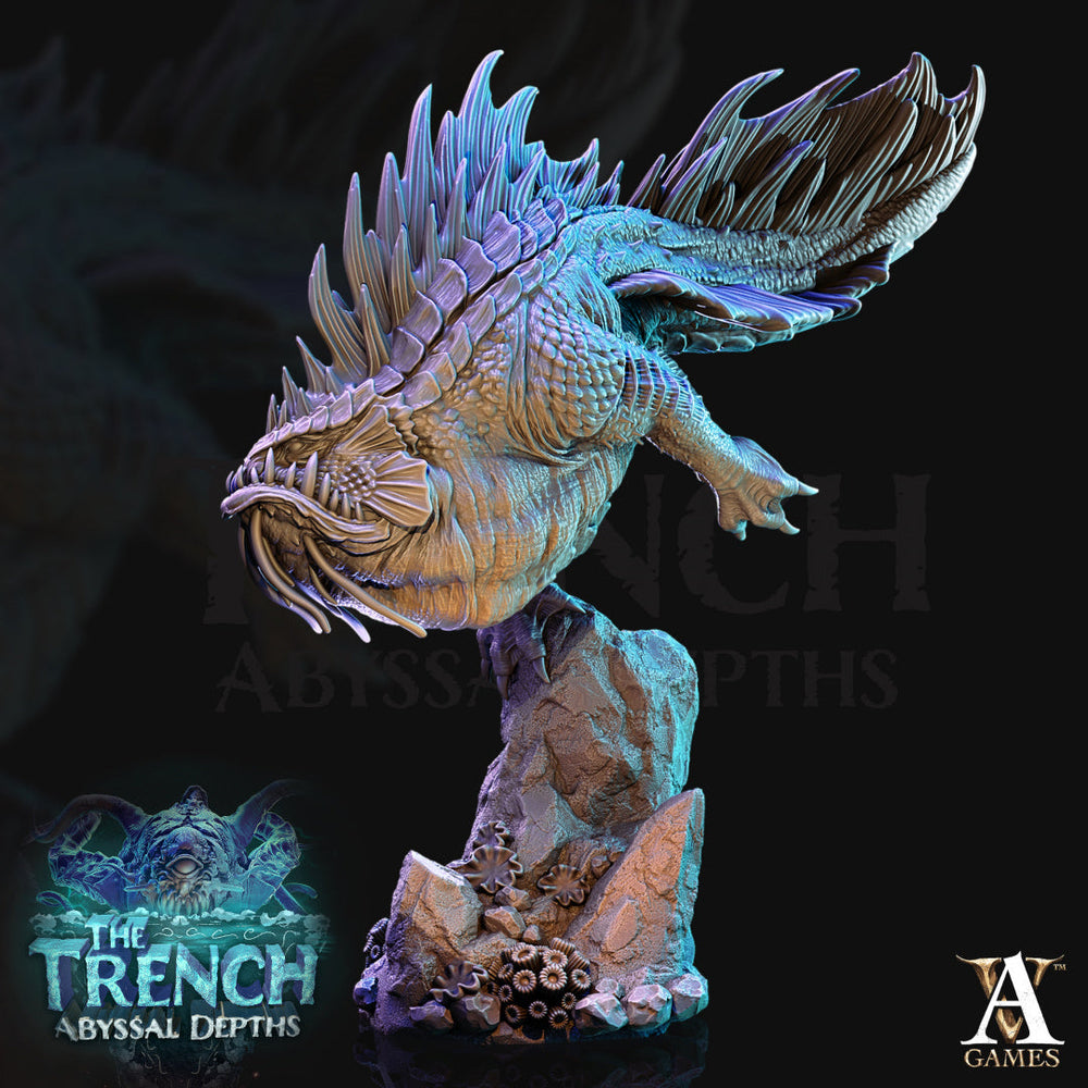 3D Printed Archvillain Games Morlock Predator The Trench Abyssal Depths 28 32mm D&D (Online Only)