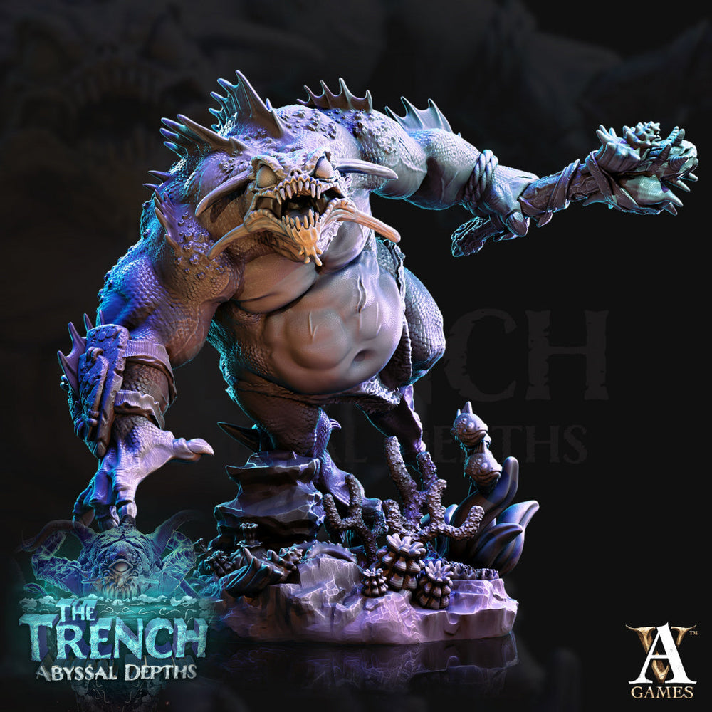 3D Printed Archvillain Games Morlok Big Bois The Trench Abyssal Depths 28 32mm D&D (Online Only)