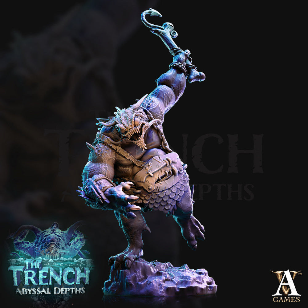3D Printed Archvillain Games Morlok Big Bois The Trench Abyssal Depths 28 32mm D&D (Online Only)