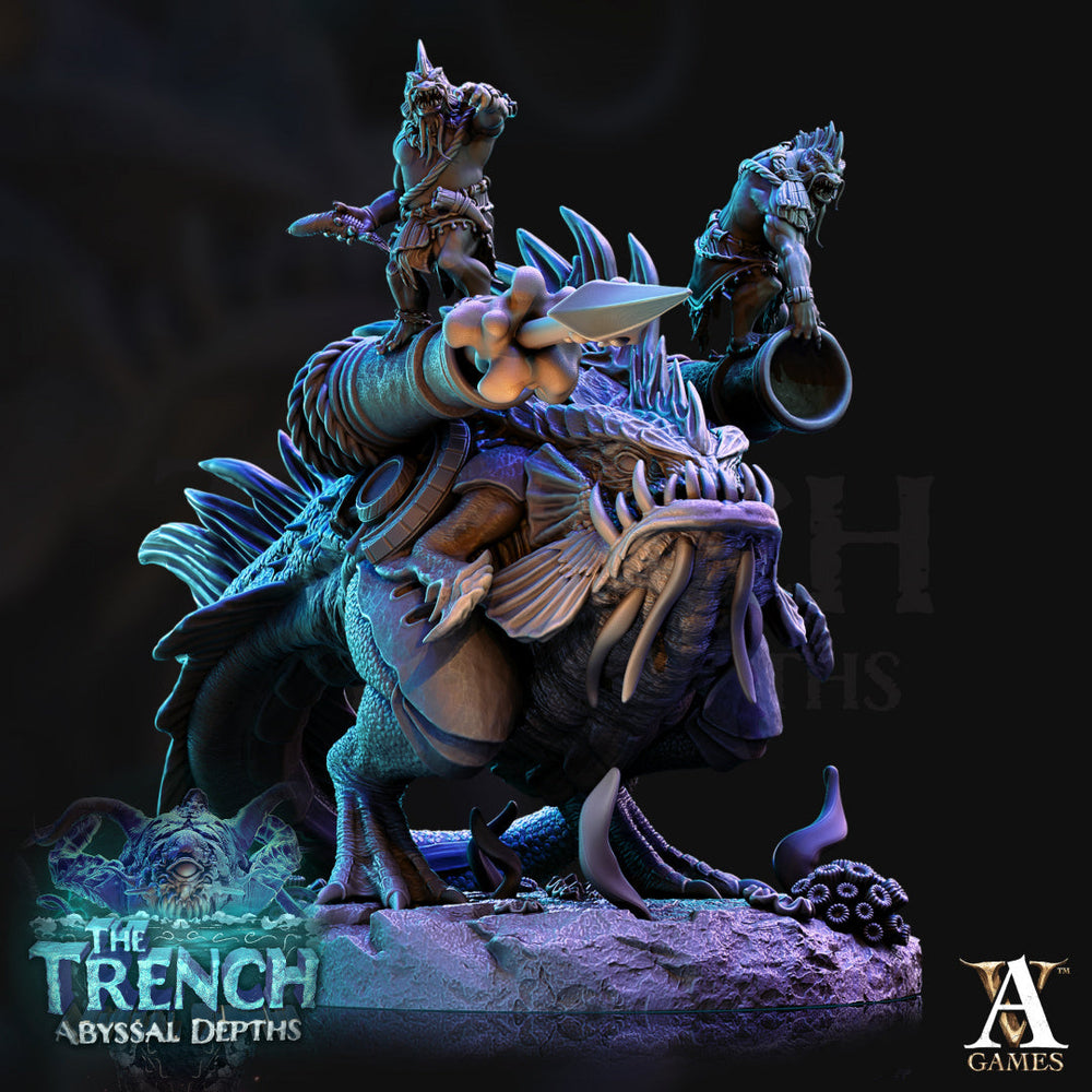 3D Printed Archvillain Games Morlok Pouncers The Trench Abyssal Depths 28 32mm D&D (Online Only)