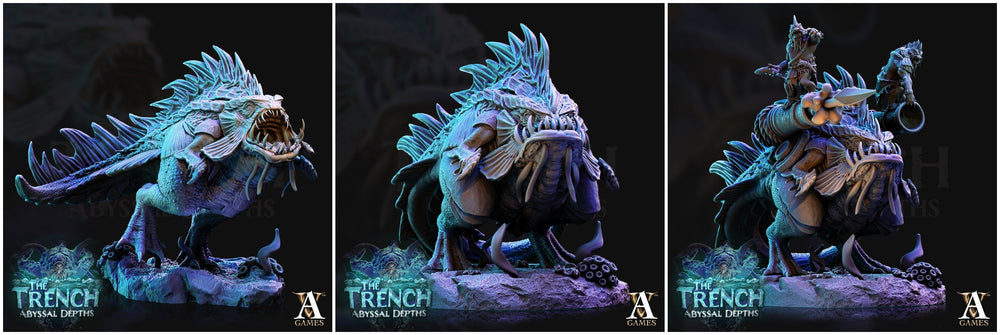 3D Printed Archvillain Games Morlok Pouncers The Trench Abyssal Depths 28 32mm D&D (Online Only)