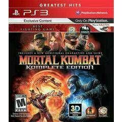 Mortal Kombat Komplete Edition [Greatest Hits] - PlayStation 3 (Online Order Only)