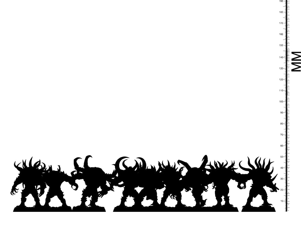 3D Printed Clay Cyanide Mortisbane Revenants - Moonmorphs Faction 28mm 32mm D&D (Online Only)