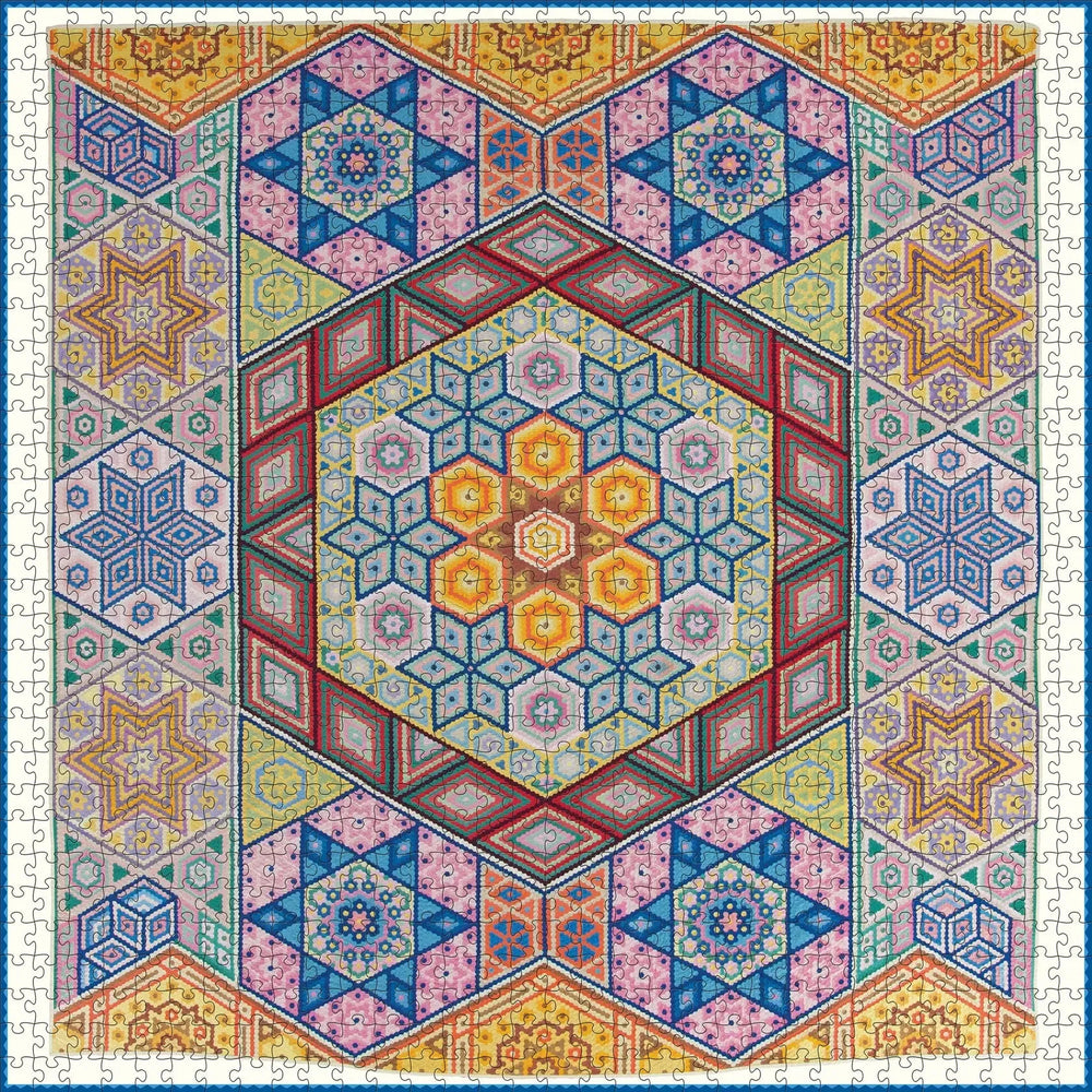 Mosaic Quilt 1000 Piece Jigsaw Puzzle Pomegranate (ONLINE ORDER ONLY)