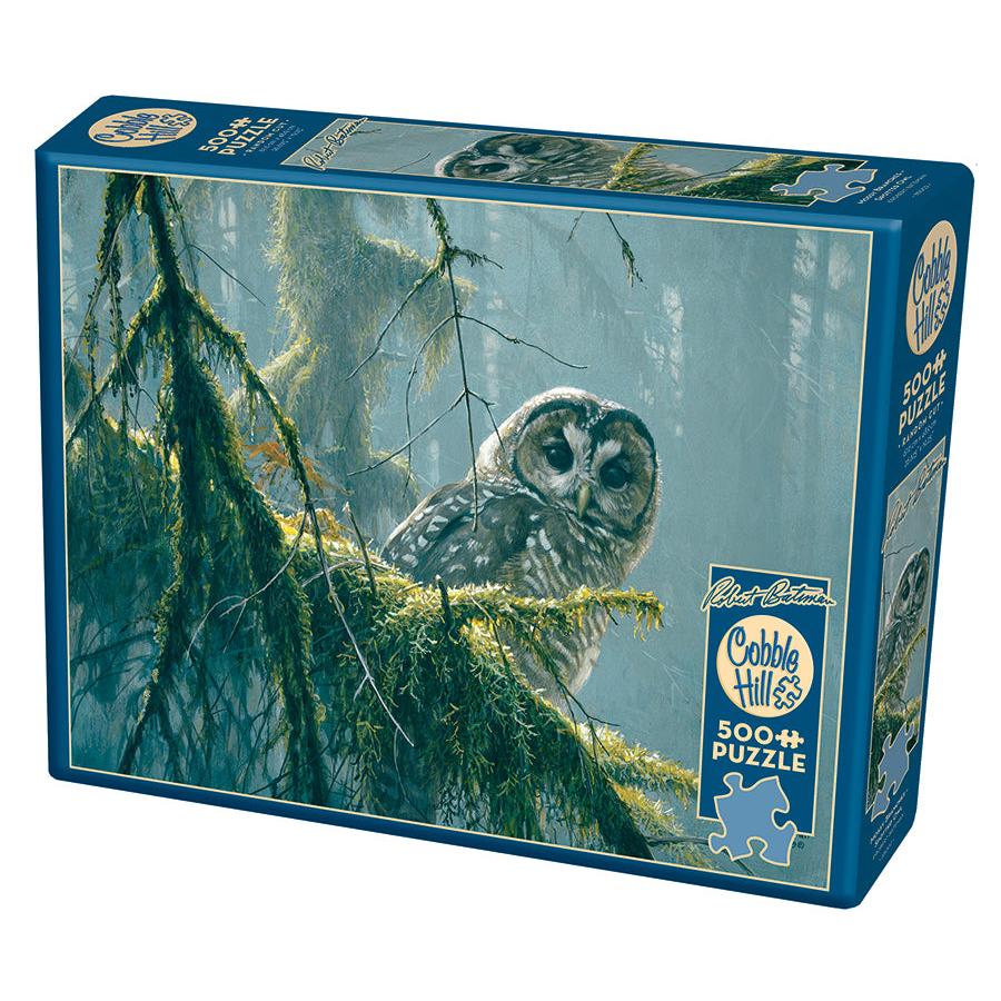 Mossy Branches - Spotted Owl 500 Piece Jigsaw Puzzle Cobble Hill (ONLINE ORDER ONLY)