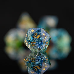 Pre-Order || Mother Nature Shattered Glass Dice Set