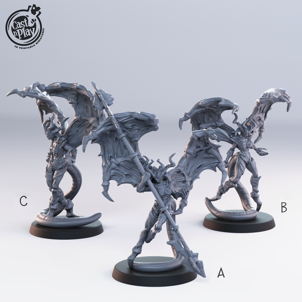 3D Printed Cast n Play - Mother of Demons 28mm 32mm D&D (Online Only)