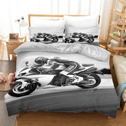 Motocross Dirt Bike Bedding Sets Quilt Covers Without Filler (Online Order Only)
