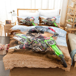 Motocross Dirt Bike Bedding Sets Quilt Covers Without Filler (Online Order Only)