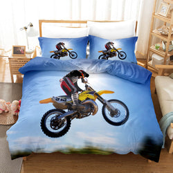 Motocross Dirt Bike Bedding Sets Quilt Covers Without Filler (Online Order Only)