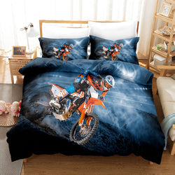 Motocross Dirt Bike Bedding Sets Quilt Covers Without Filler (Online Order Only)