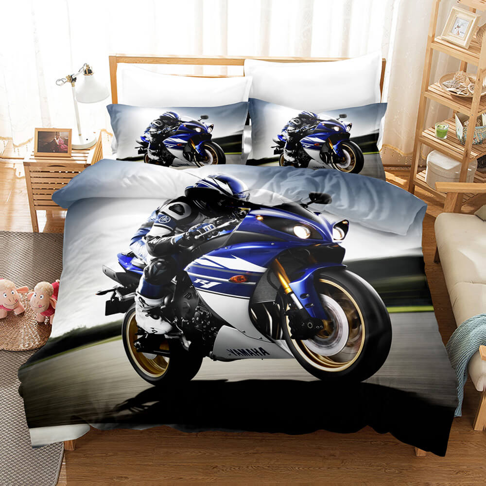 Motocross Dirt Bike Bedding Sets Quilt Covers Without Filler (Online Order Only)