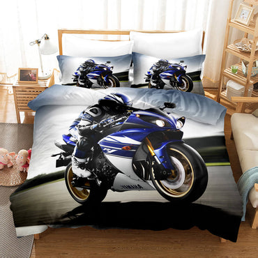Motocross Dirt Bike Bedding Sets Quilt Covers Without Filler (Online Order Only)