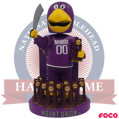 Mount Union Purple Raiders 13-Time National Champions Bobblehead (ONLINE ORDER ONLY)