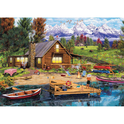 Mountain Cabin 1000 Piece Jigsaw Puzzle Eurographics