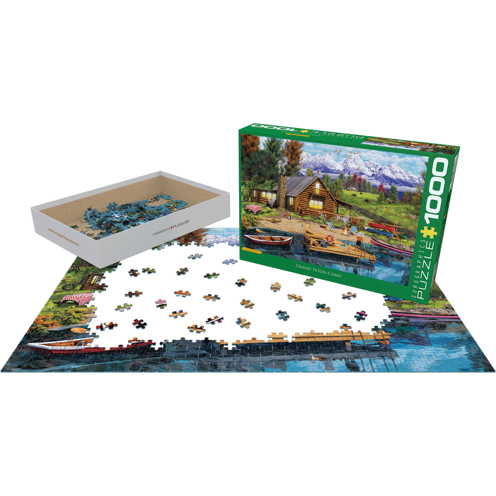 Mountain Cabin 1000 Piece Jigsaw Puzzle Eurographics